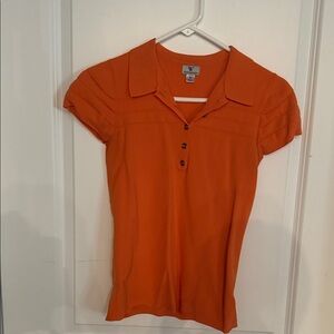 Worthington Women's Orange Button Down Shirt